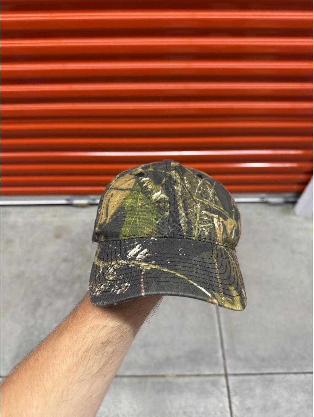 vintage mossy oak realtree camo strap back hat